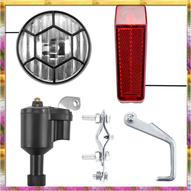 Bike Dynamo Light - Preisgünstiges Fahrradlicht Motorisiertes Fahrrad Reibungsgenerator Dynamo