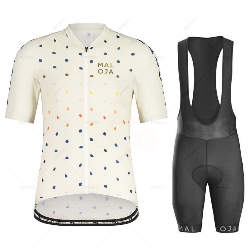 Cycling Gear Logo - Maloja Radsport-Jersey-Kleidungs set, Lätzchen, Gel-Pad, Mountainbike-Kleidungs