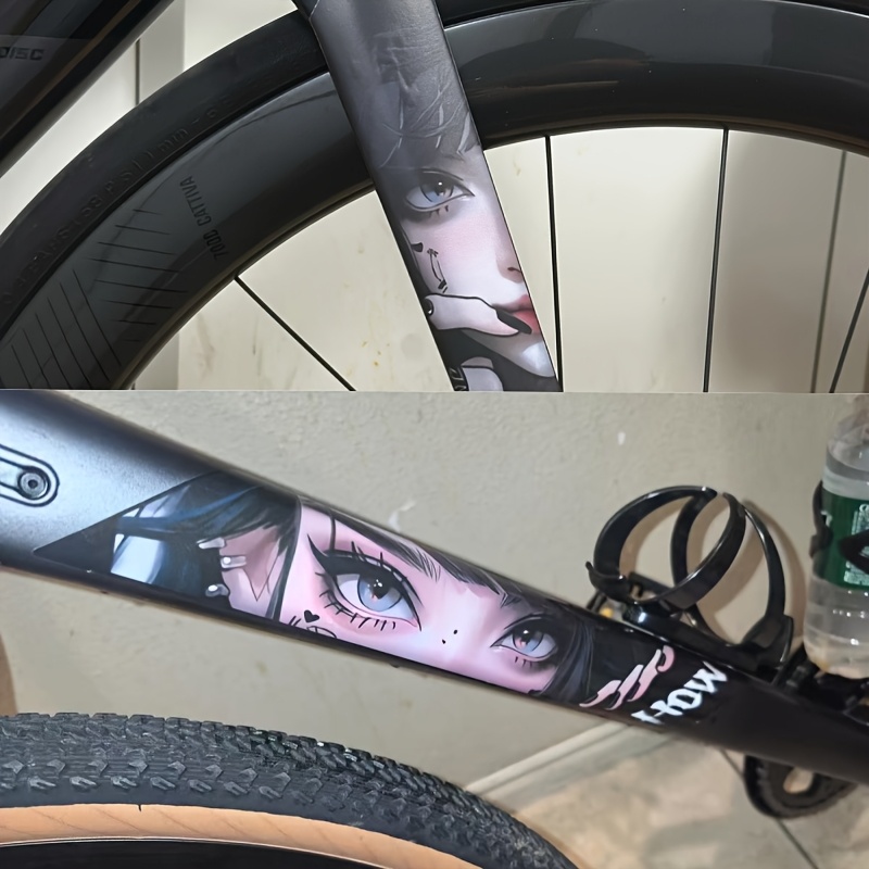 Cycling Gear Sale - 1 Stück Anime-Mädchen-Aufkleber, wasserdichter Vinyl-Aufkleber für