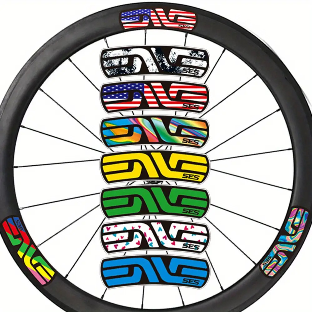 Cycling Gear Logo - 1 SET „SES Logo“-Aufkleber – kräftiges