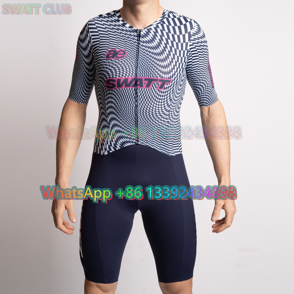 Cycling Gear Logo - Swatt Club Triathlon Bodysuit Männer Radfahren
