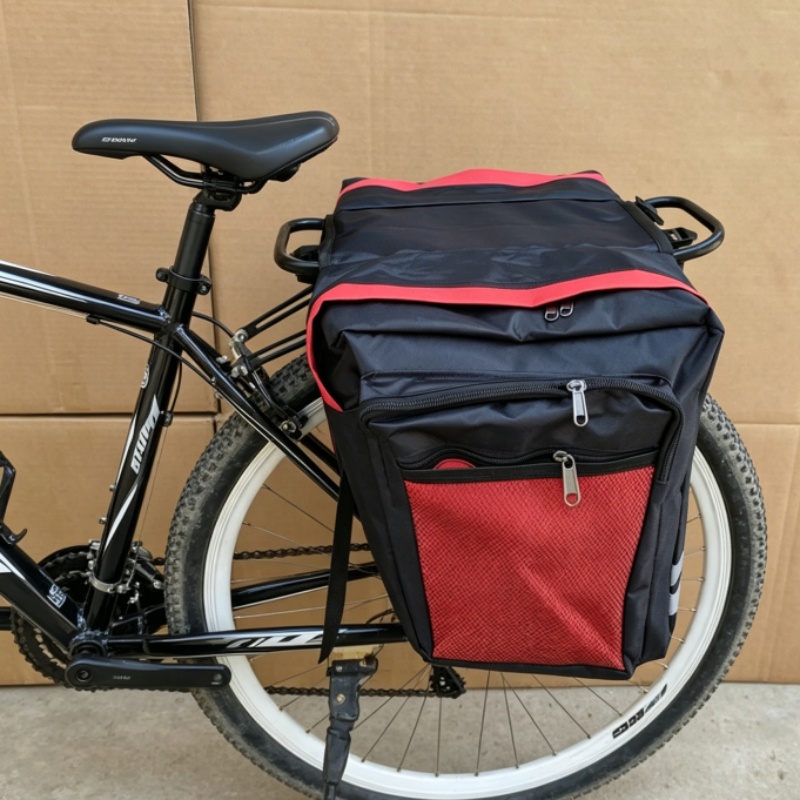Cycling Gear Storage Rack - Fahrrad-Transporttasche für Gepäckträger, Doppelseitig, Hohe und