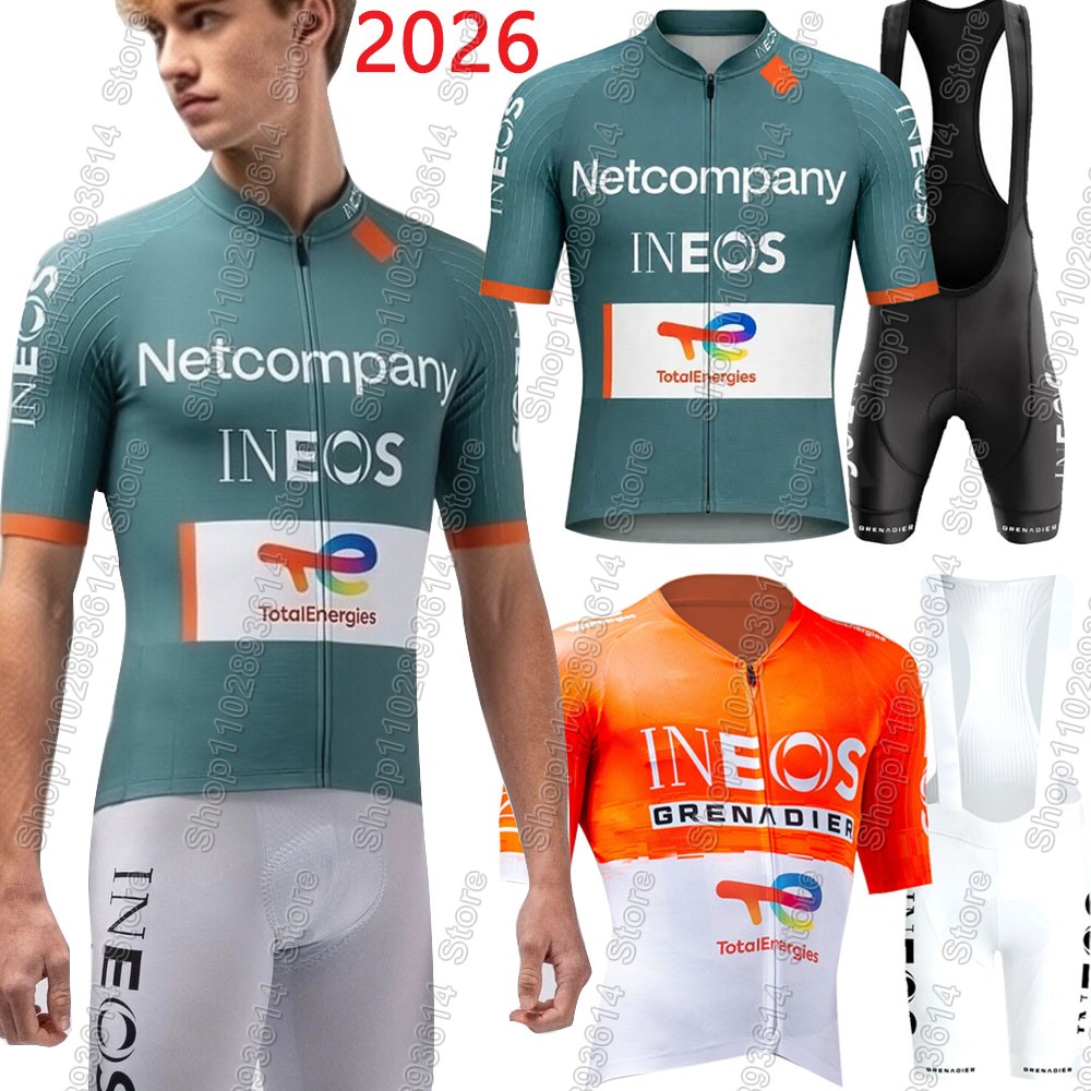Cycling Gear Italy - Netcompany-Ineos 2026 Team Radsport-Trikot-Set Giro d'Italia