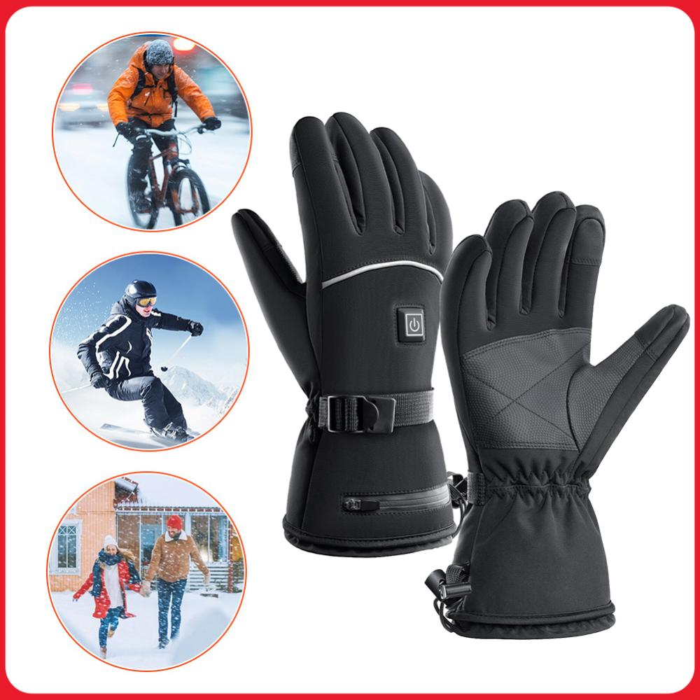 Cycling Gear Temperature - Beheizte Handschuhe mit Touchscreen, kältebeständig, elektrisch