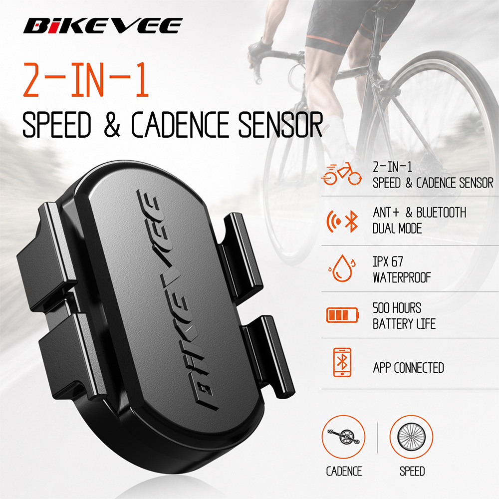 Cycling Zwift - BIKEVEE Universeller Kabelloser ANT+ Bluetooth Trittfrequenz-