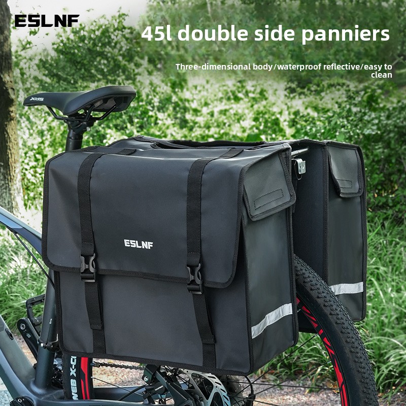Cycling Gear Storage Rack - MTB Fahrrad 45L Große Kapazität Gepäckträgertasche