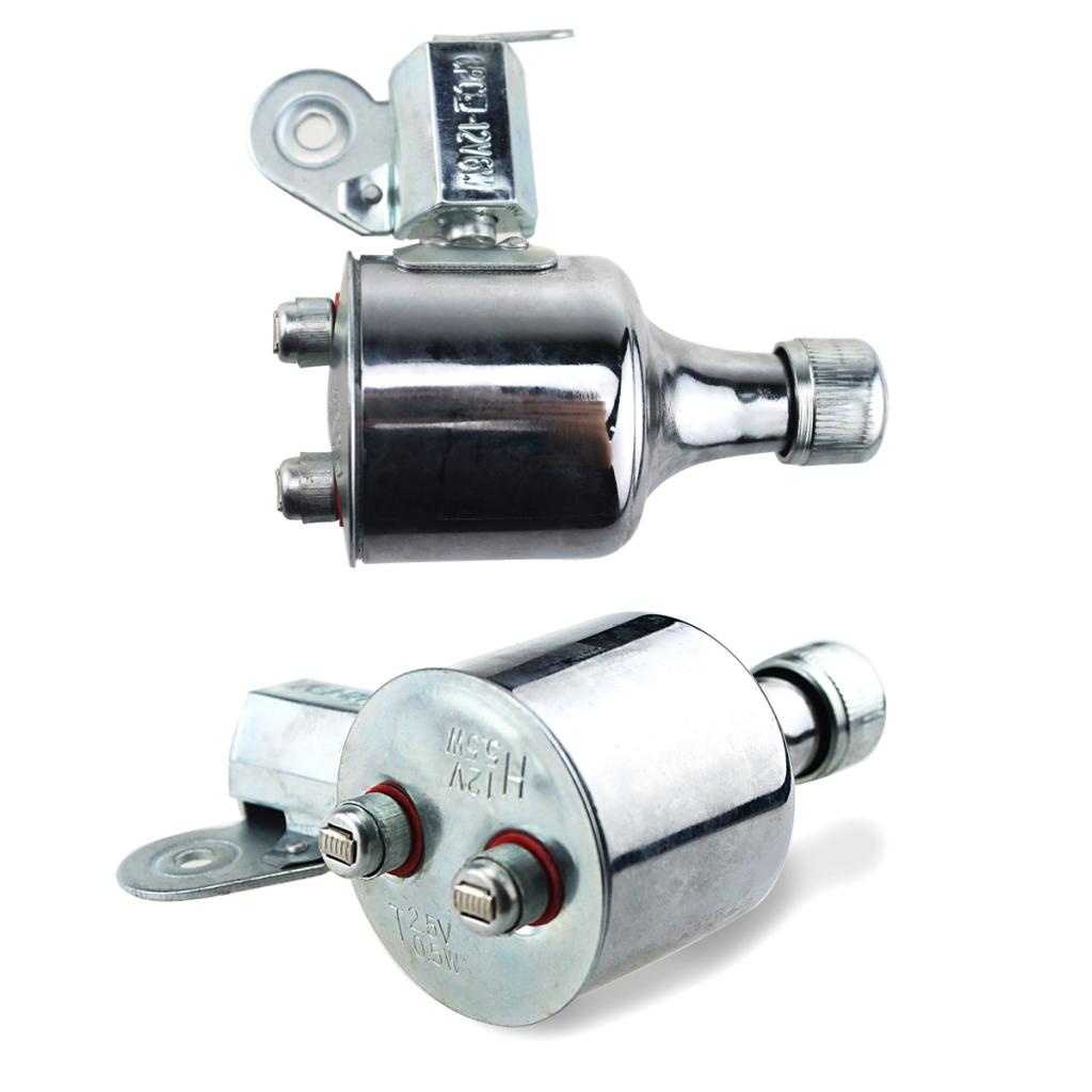 Bike Dynamo Light - Dynamo-Scheinwerfer- und Rücklicht-Set aus Aluminium, Fahrrad-Reibungsgenerator-Lampen-Set