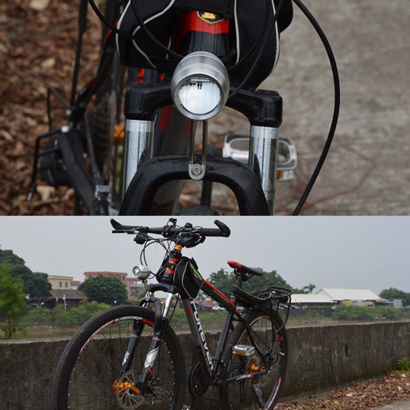 Bike Dynamo Light - Fahrrad Front scheinwerfer Lampe für Naben