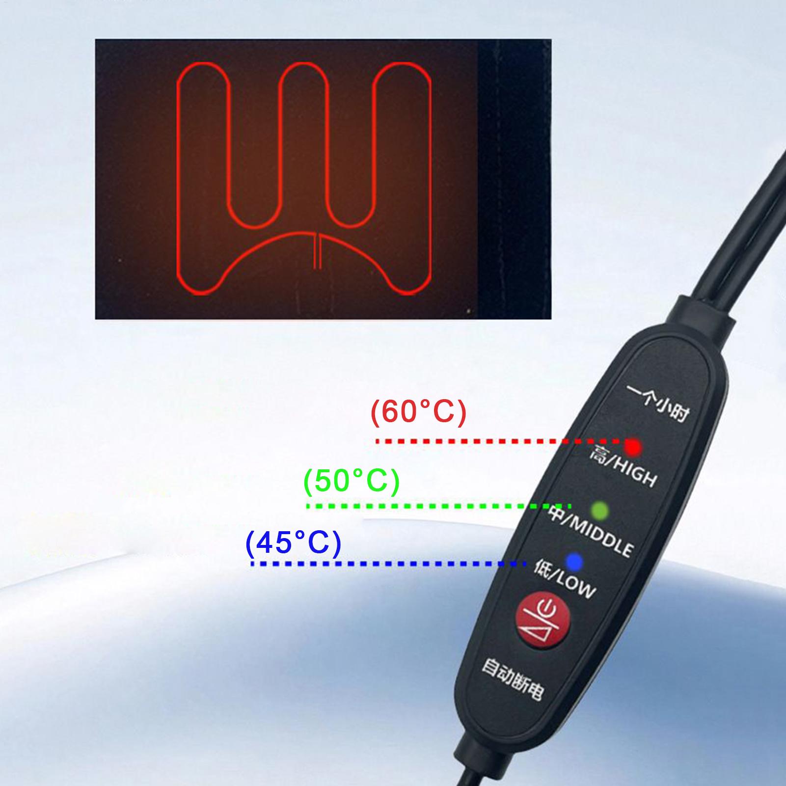 Cycling Gear Temperature - 5V elektrisch beheizte Lenkerwärmer-Motorradgriffe mit 3