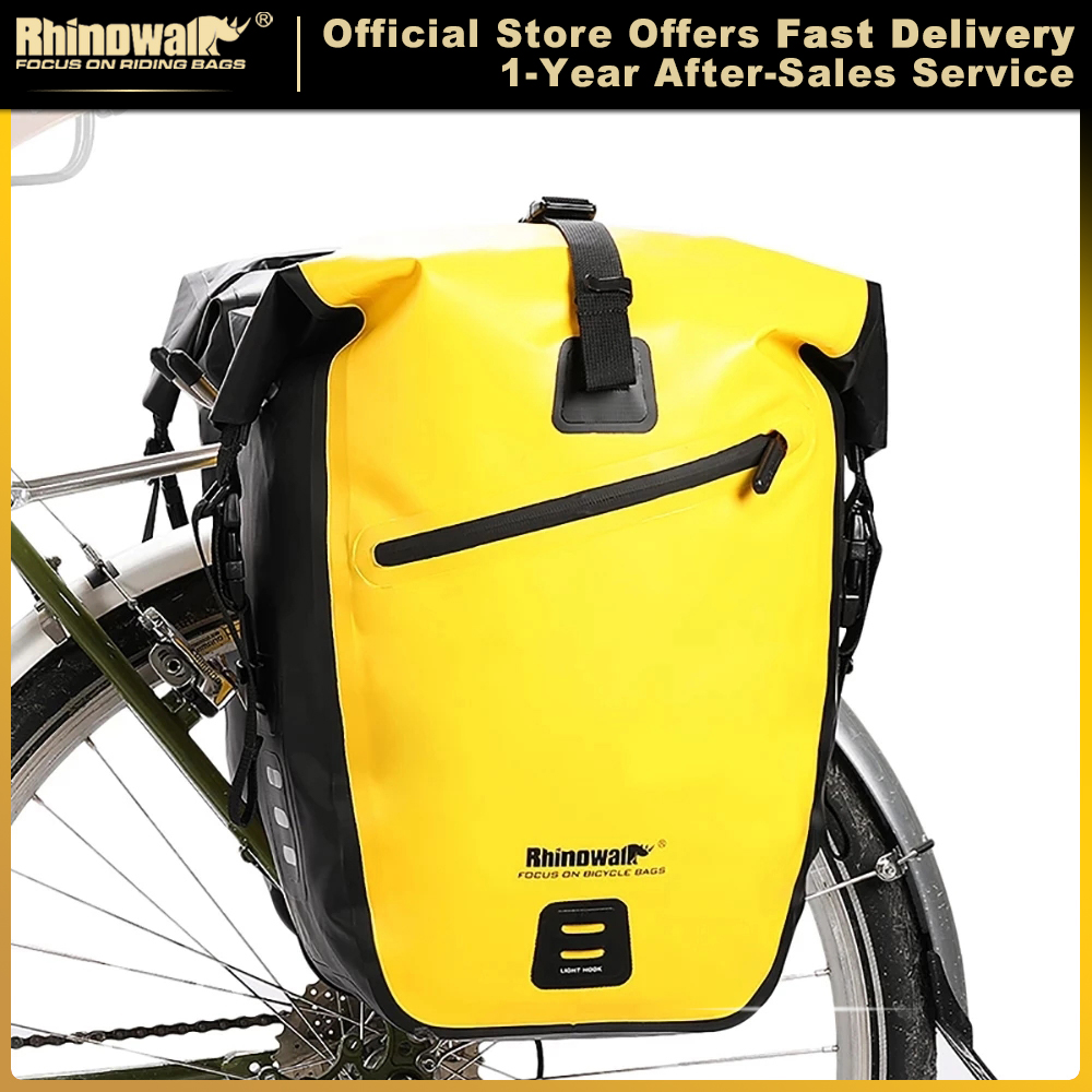 Cycling Gear Storage Rack - Rhinowalk Wasserdichte Fahrradtasche 20L/27L Reise-Fahrradtasche Korb