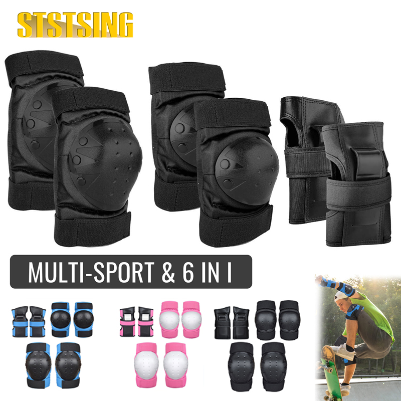 Youth Cycling Gear - Knieschoner, Ellbogenschoner und Handgelenkschützer für Erwachsene,