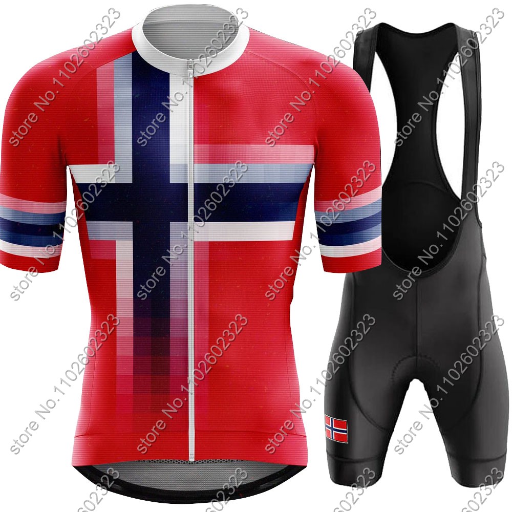 Cycling Gear Logo - 2024 Norwegen Rad trikot Nationalmannschaft Set