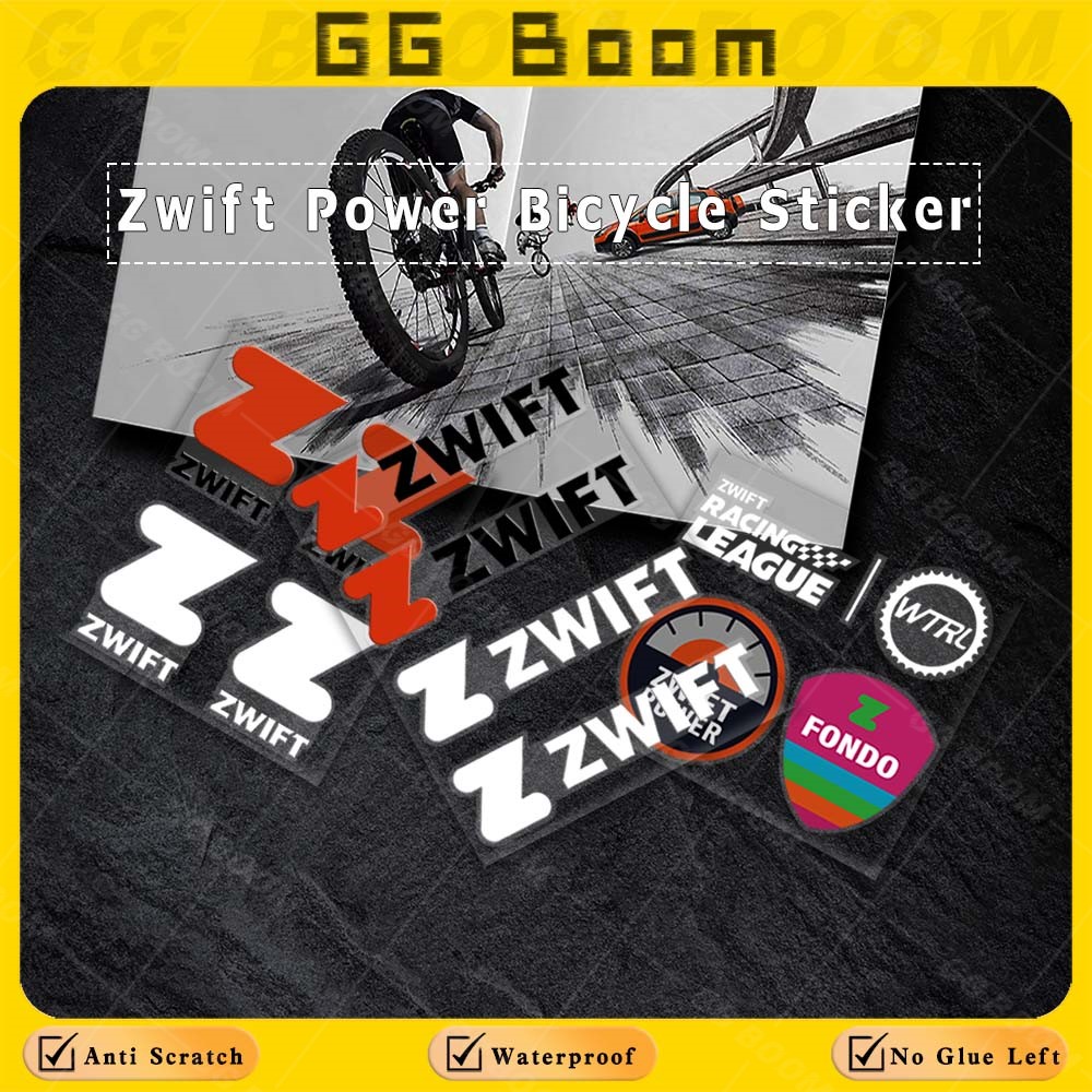 Cycling Zwift - Zwift Fahrrad UV Aufkleber Refit Rennrad