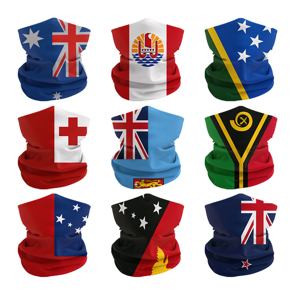 Cycling Gear Australia - Ozeanien National flaggen Gesicht Bandana nahtlose