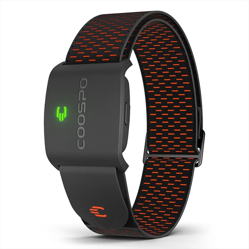 Cycling Zwift - COOSPO HW9 Armband-Herzfrequenzmesser mit HR-Zonen/Kalorien HRM-Sensor