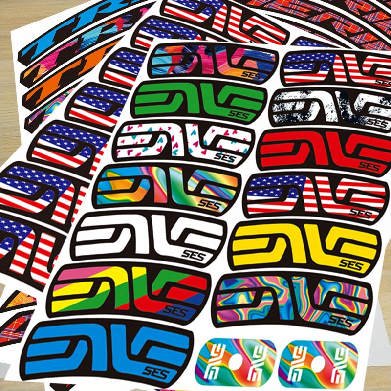 1 SET „SES Logo“-Aufkleber – k – Cycling Gear Logo Bewertung und Preis