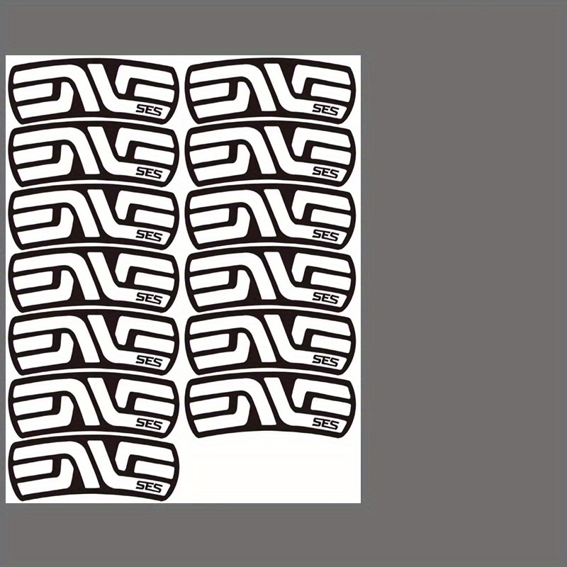 1 SET „SES Logo“-Aufkleber – k – Cycling Gear Logo Bewertung und Preis