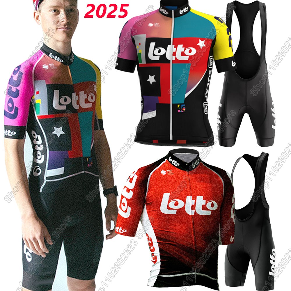 Lotto Team 2025, Radtrikot-Set – Cycling Gear Logo Bewertung und Preis