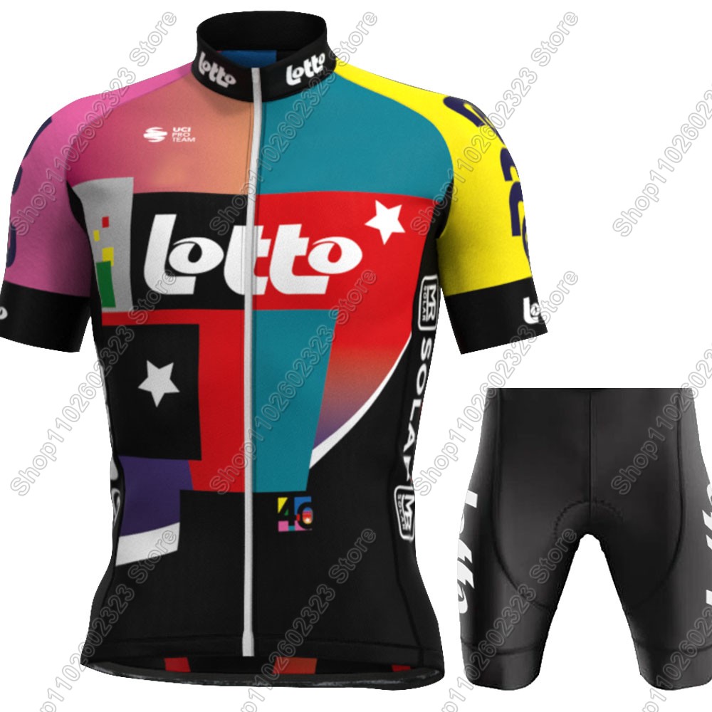 Lotto Team 2025, Radtrikot-Set – Cycling Gear Logo Bewertung und Preis