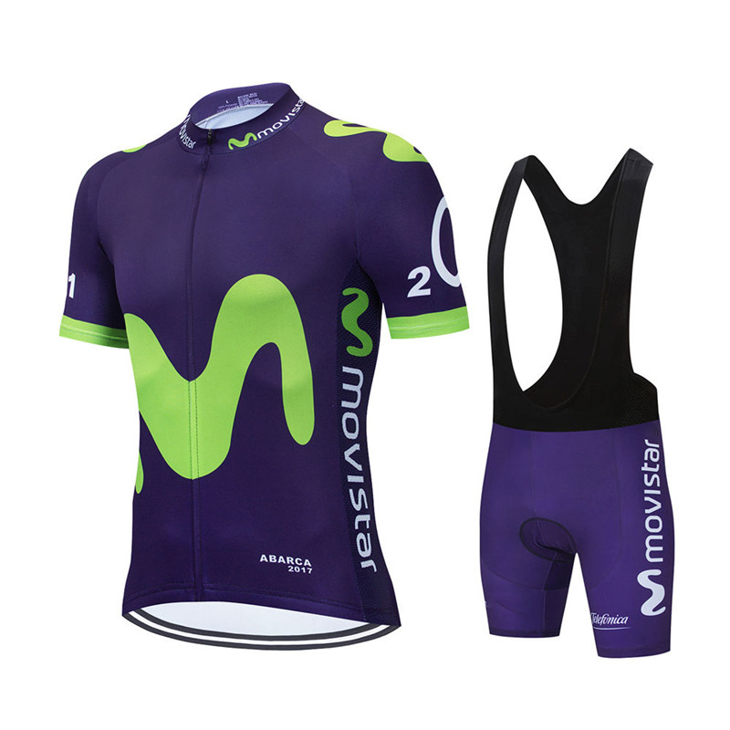 Neue Sommer Movistar Team Radf – Cycling Gear Logo Bewertung und Preis