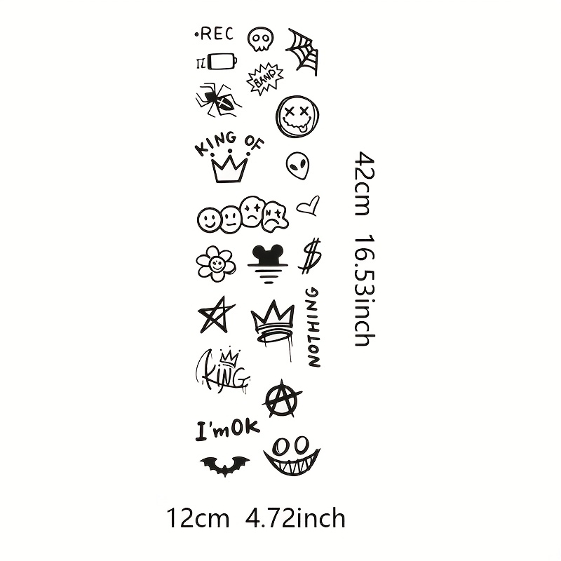 1 Set Graffiti-Animations-Aufk – Cycling Gear Storage Rack Bewertung und Preis